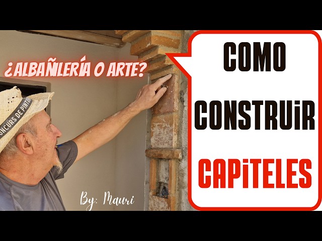 El ARTE del LADRILLO VISTO: Cómo Hacer un Pilar y Capitel Modernista