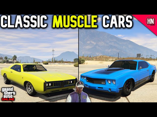 10 BEST CLASSIC MUSCLE CARS In GTA Online!