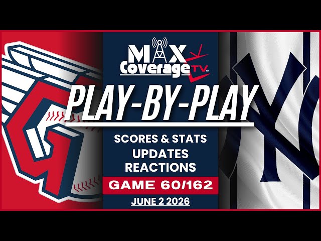 🔴LIVE - Cleveland Guardians vs New York Yankees - Play-By-Play & Reactions (6/2/26)