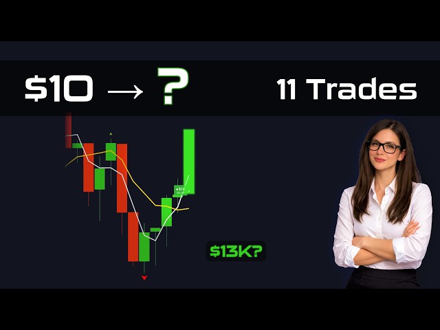 Ten Dollars. 11 Trades. How Far Can This Go? | PocketOption Challenge
