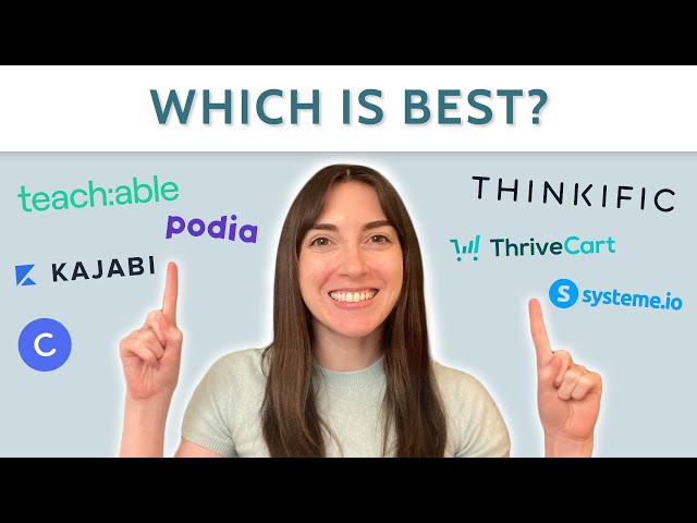 7 Best Online Course Creation Platforms in 2026 | Teachable vs. Thinkific vs. Kajabi vs. Podia