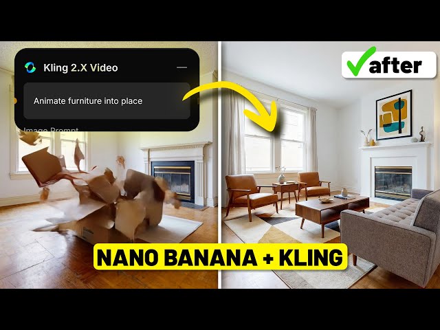 INSANE Ways to Use Nano Banana Pro and Kling for Interior Animations