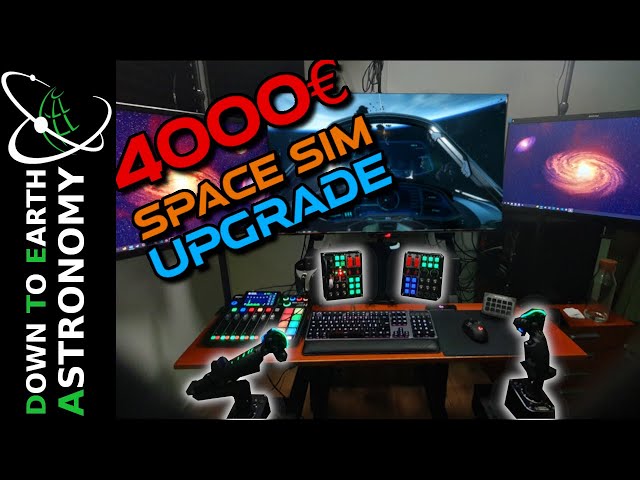 4,000€ Space Sim Cockpit Upgrade! | Full Trak Racer Space Sim Rig