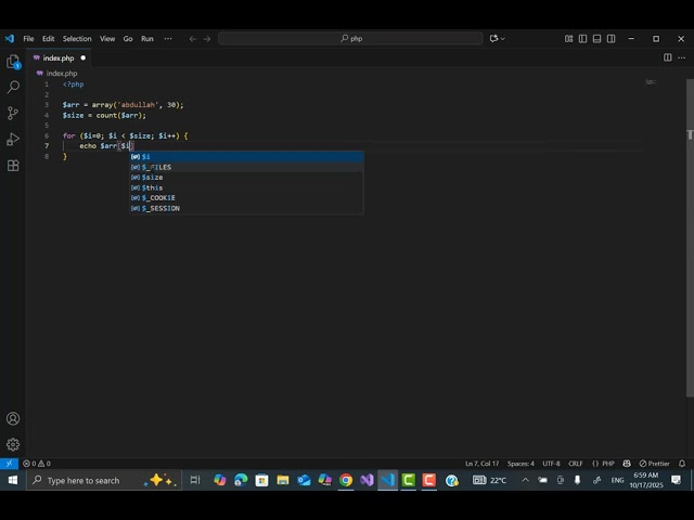 Review count array php 