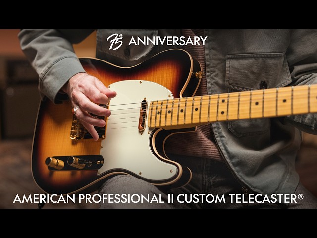 Introducing the 75th Anniversary American Professional II Custom Telecaster | Tele 75 | Fender