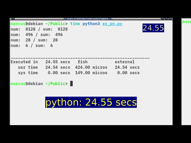 Python vs Free Pascal (simple speed comparison)