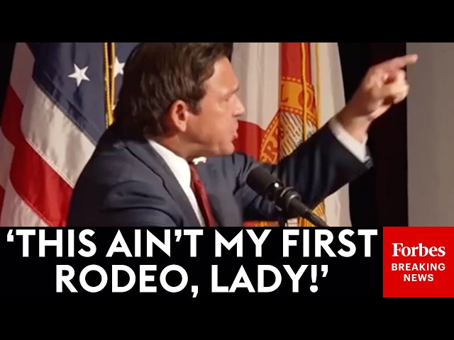 'Soros Isn't Paying You Enough Because You're Not Very Good At This!': DeSantis Snaps At Heckler