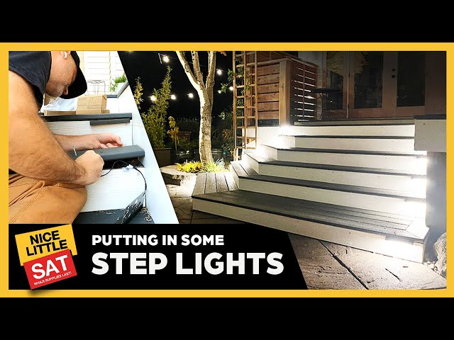 Installing Deck Step Lights | DIY Low Voltage Stair Lighting