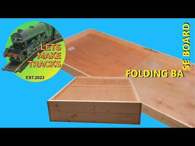Folding TT120 Model Railway Base Board | Compact & Portable!