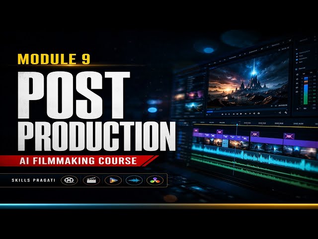 Módulo 9: Domina la magia de la postproducción | Curso de cine con IA