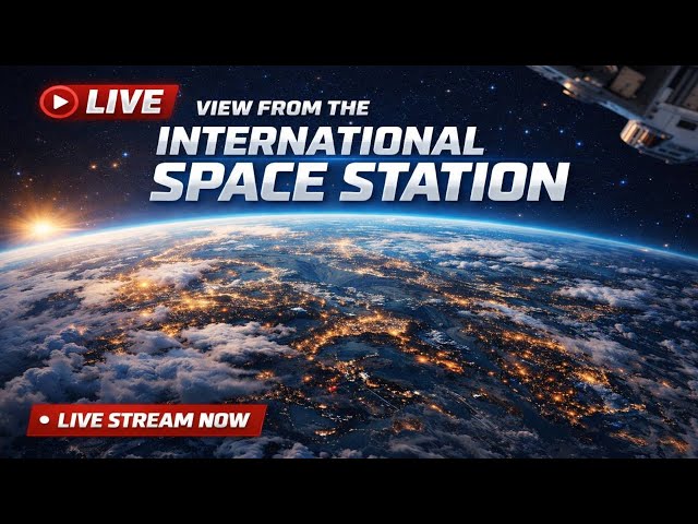 🌍 LIVE NOW ISS Stream – NASA 24/7 Space View | Real-Time Orbit Feed
