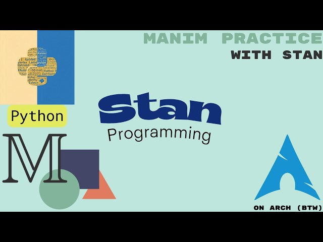 Practicing Manim in Python on Arch Linux - Part 1