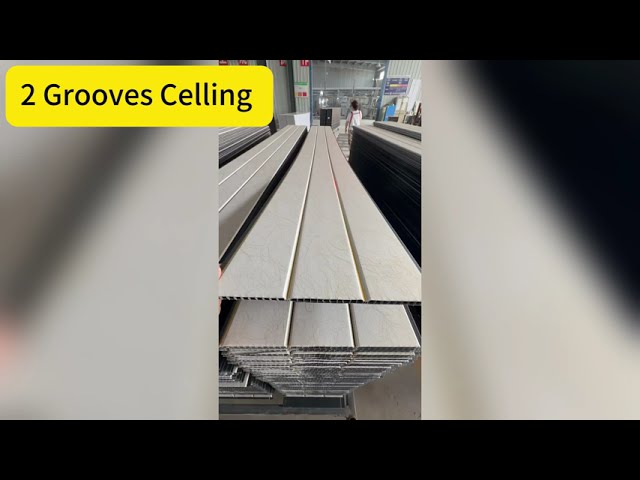 🔥 Look How Double Groove PVC Ceiling Panels Are Made! | Inside Our PVC Panel Factory