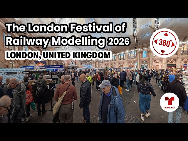 The London Festival of Railway Modelling 2026 in 360° – Full Event Experience (DJI Osmo 360)