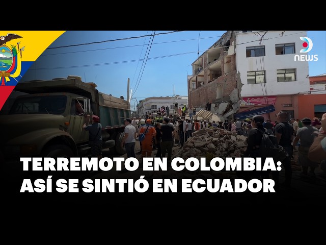Cesar reporting on Colombia earthquake