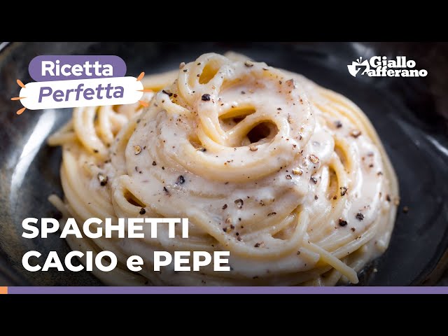 SPAGHETTI CACIO e PEPE - la RICETTA ORIGINALE di Giallozafferano😎🤤🍴🍝