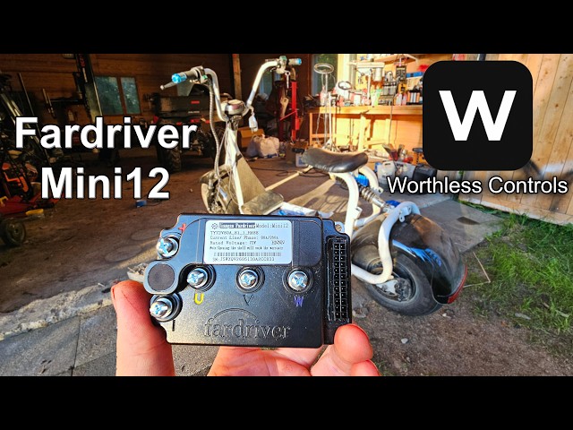 Fardriver Mini12 controller & Worthless Controls app | 1000W CityCoco budget tuning part 2.