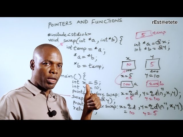 Pointers and Functions in C. #C_75 #education #everyone