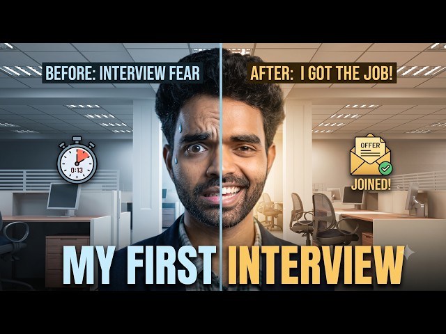 How I Cracked My First Developer Interview 🚀 | Resume, Projects & Coding Questions