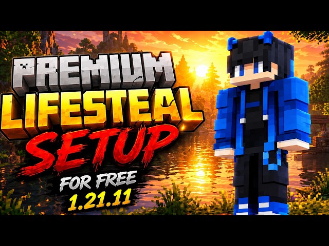 🔥 BEST FREE LIFESTEAL SERVER SETUP (2026) | Minecraft 1.21.11 ⚡
