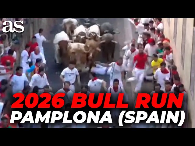 San Fermin's CHAOTIC 5th BULL RUN of 2026 | Full Replay