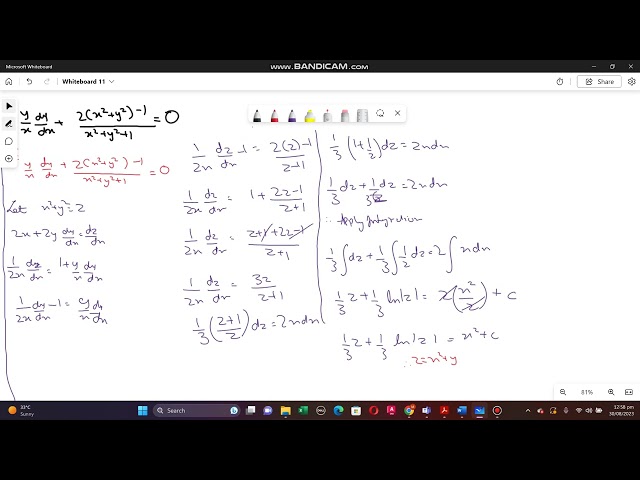 Equation Reducible to Variable Separable (ii) | Ordinary Differential Equations (ODE) | Linear ODE's