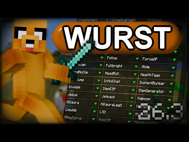 Download: Wurst Hacked Client 26.3 | Minecraft Java Edition