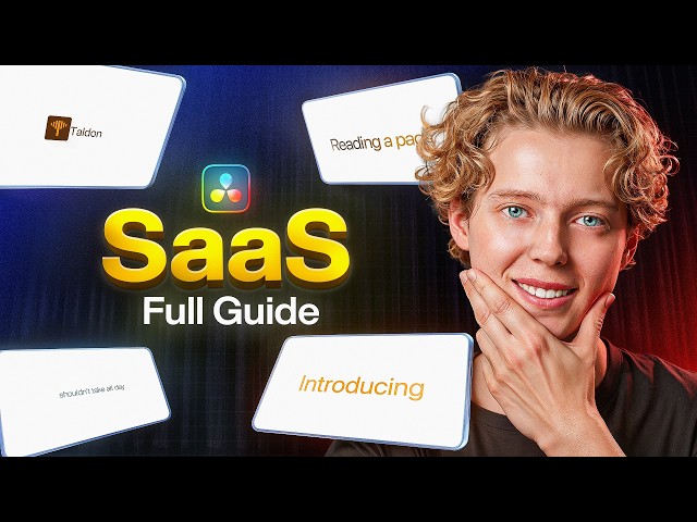 How to Edit Clean SaaS Animations in DaVinci Resolve