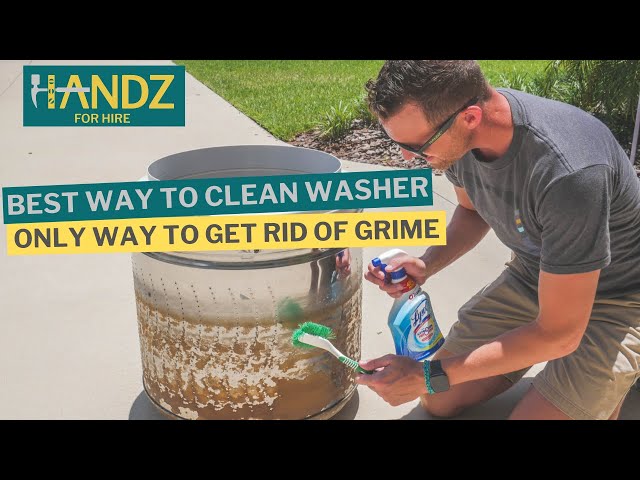 The ONLY Way to TRULY CLEAN Your WASHING MACHINE | Eliminate Gunk, Grime, Scrud, and Brown Stains