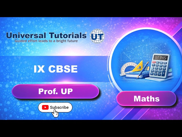 VSH27 - IX CBSE MATHS UP - 24/07/2026
