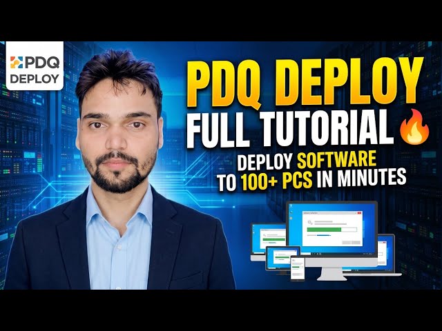 PDQ Deploy Full Tutorial 🔥 Deploy Software to 100+ PCs in Minutes