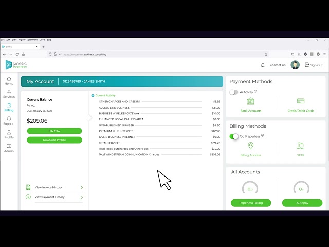 Manage Your Account and Pay Bills Through The Go Kinetic Business App