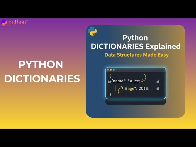 #12. Python Data Structures | Dictionaries Explained with Examples