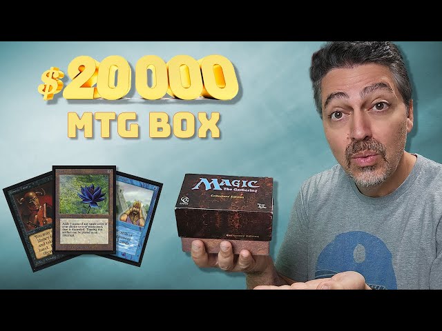 Opening a 1993 MTG Collector’s Edition Box – Black Lotus, Power 9 & $20,000 of Nostalgia