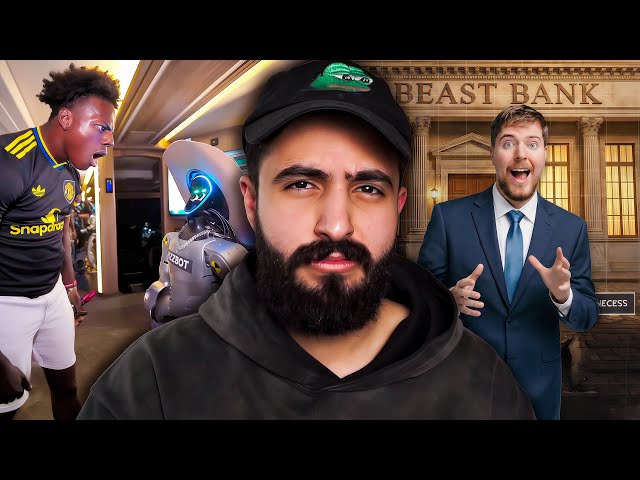 روبوت يرفع قضية على سبيد.. مستر بيست بيفتح بنك