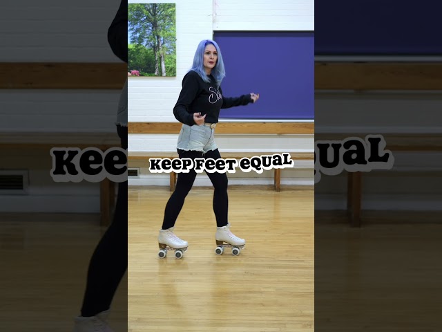 The Dribble On Roller Skates #rollerskatingtutorial #rollerskatingtricks #rollerskatingbeginner