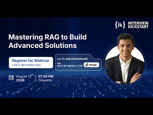 Mastering RAG with LangChain | Live Masterclass by Interview Kickstart