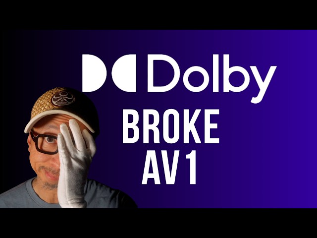 Dolby Says AV1 NOT FREE so Netflix Amazon Google made you pay