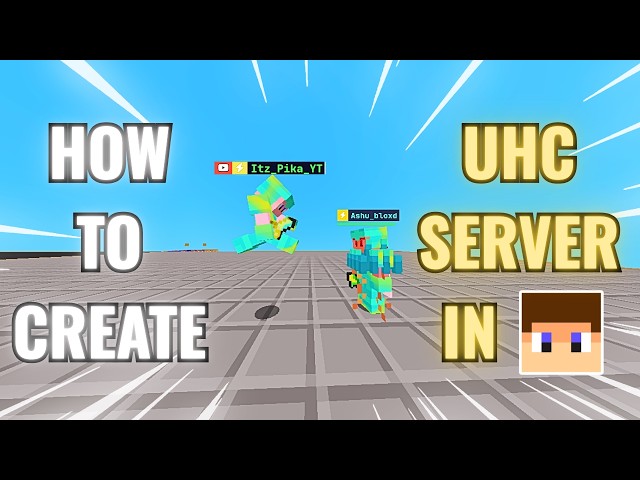 How to Make a UHC Server In Bloxd.io ? || Full Tutorial ( Code Revealed )