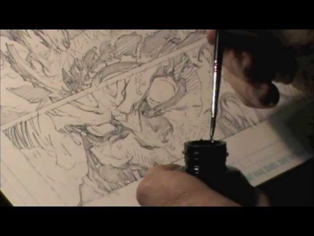 Scott Williams speed inking