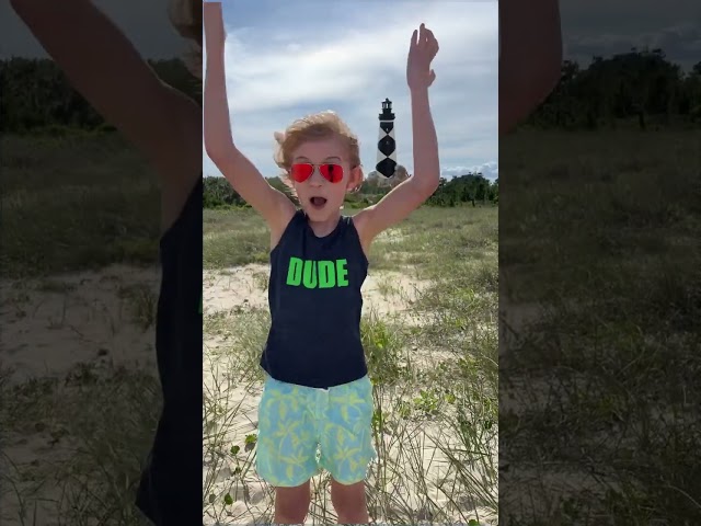 Lookout, Cape Lookout!!! 👀🏖️🌴 Nolan the Ninja’s in town! 🥋🥷😜