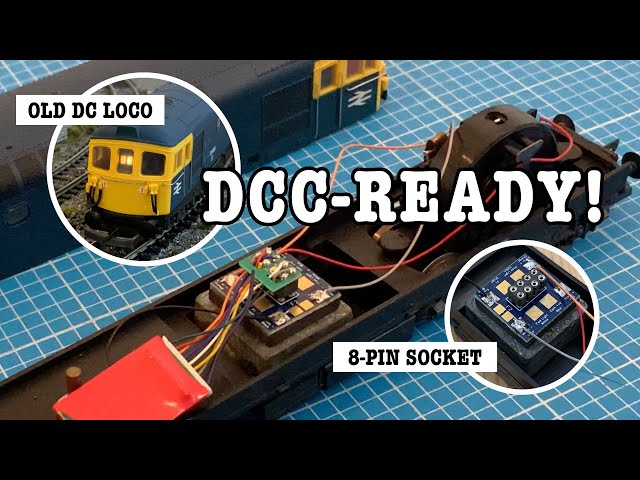 Adding an 8-pin DCC decoder socket.to older locos