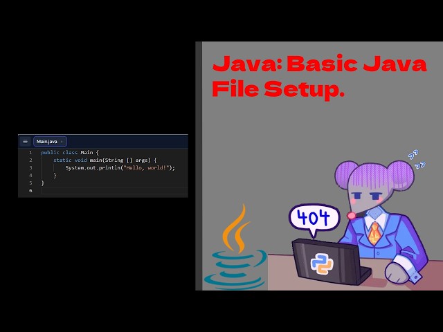 Java: Basic Java File Setup.