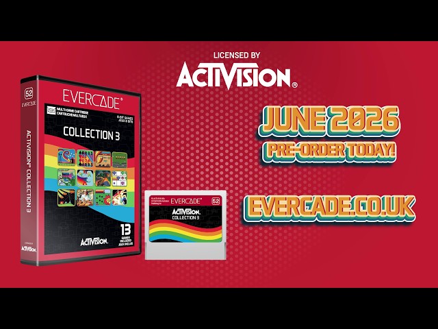 Evercade - Activision Collection 3 Trailer - 13 classic retro games!