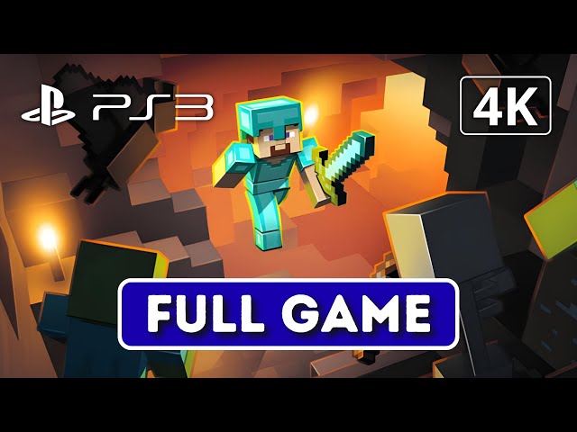 MINECRAFT PLAYSTATION 3 EDITION | Full Game Walkthrough | 4K 60FPS | No Commentary