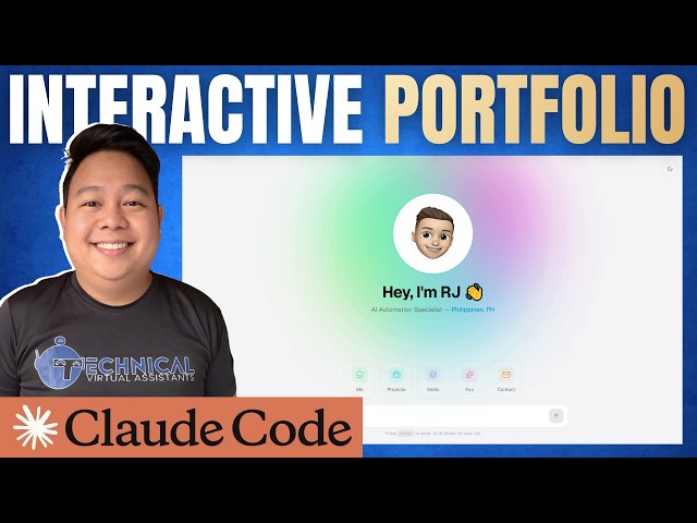 How to Create a Portfolio Website in Claude Code (Na HINDI GENERIC)