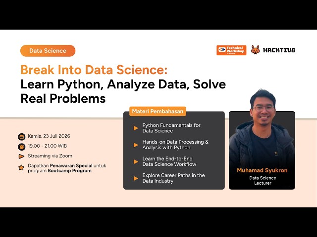 Break Into Data Science: Learn Python, Analyze Data, Solve Real Problems