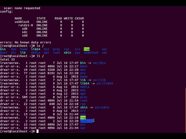 Basic ZFS on CentOS Configuration