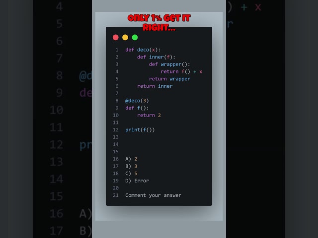This Python Decorator Adds Extra Value 😈 #coding #correctcoding #programminglanguage