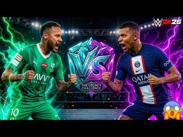 WWE 2K26 | NEYMAR VS MBAPPE - Infinite Supremacy! 🌌⚡
